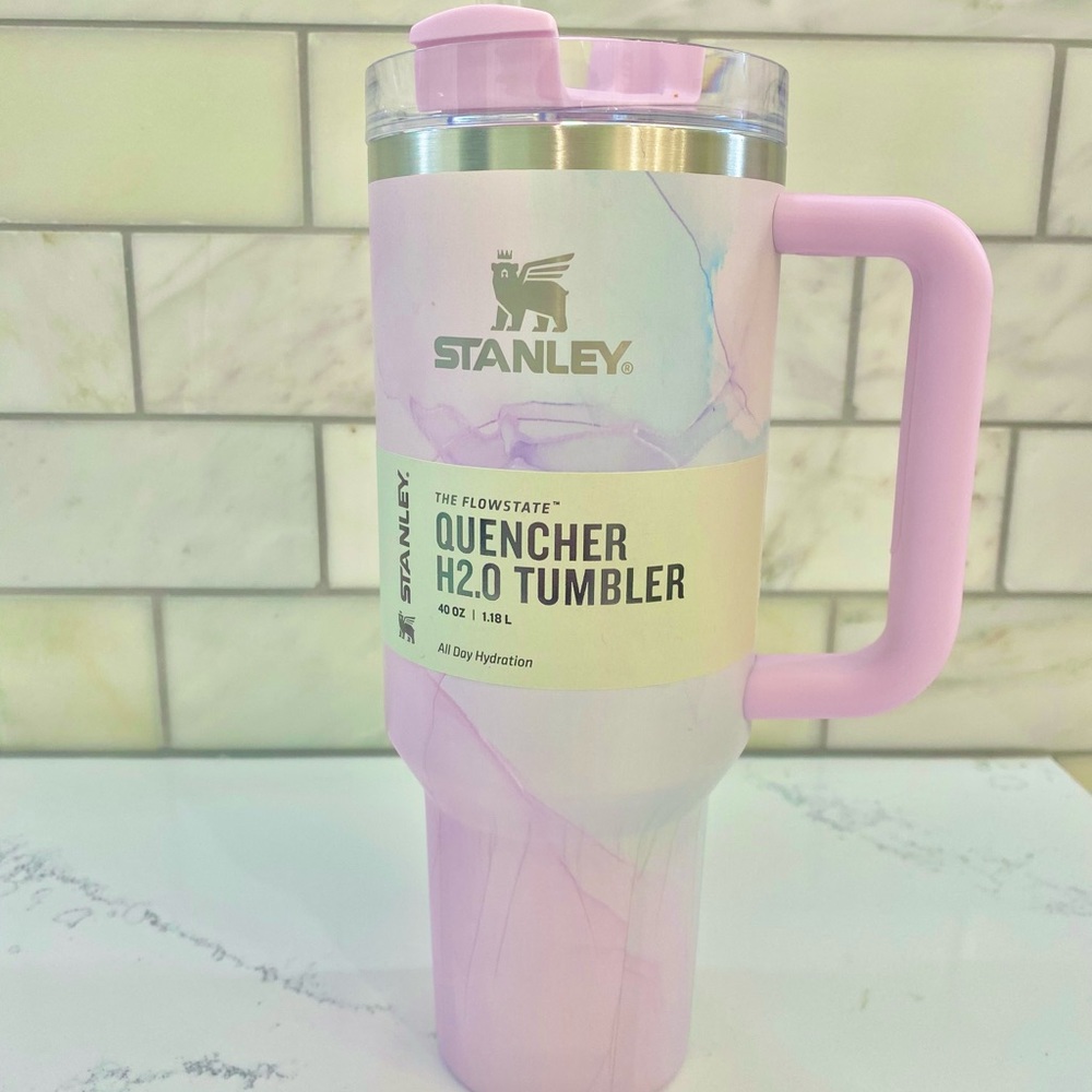 Stanley Quencher 40oz in Watercolor Tulle
